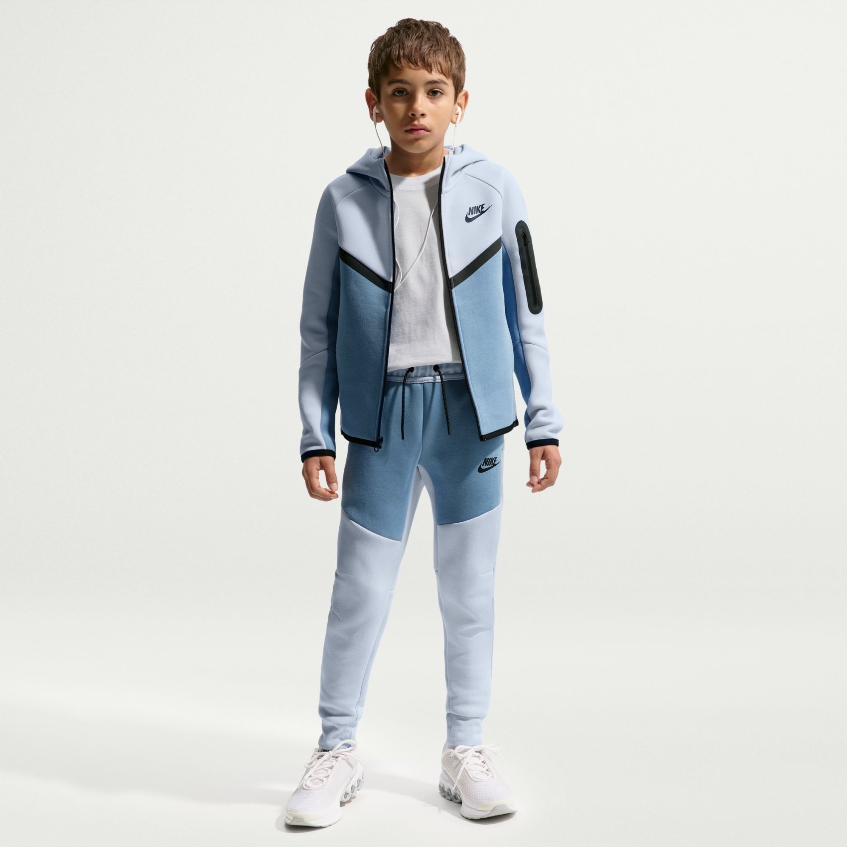 Tech Fleece Jogger Çocuk Mavi Eşofman Altı