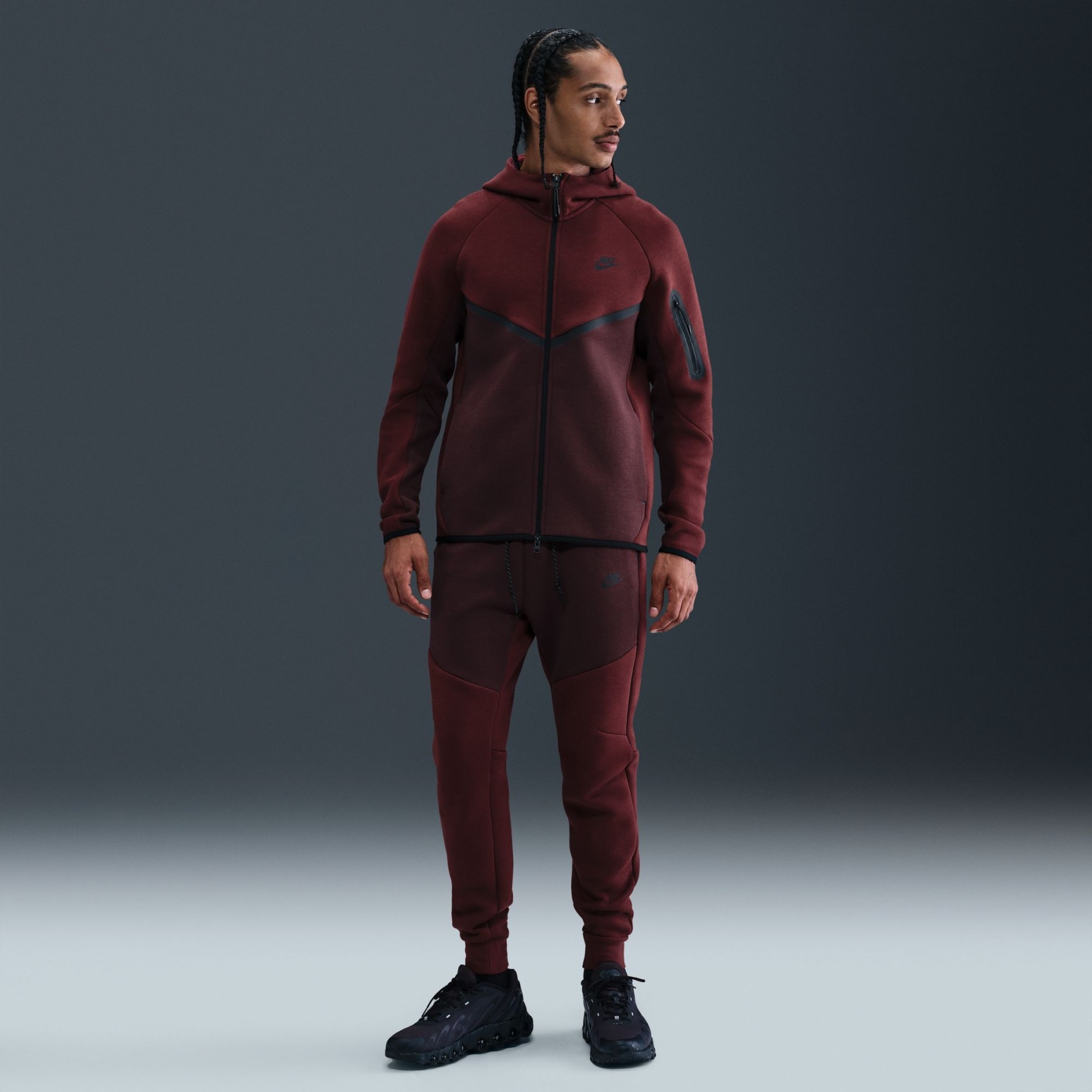 Tech Fleece Jogger Erkek Bordo Eşofman Altı