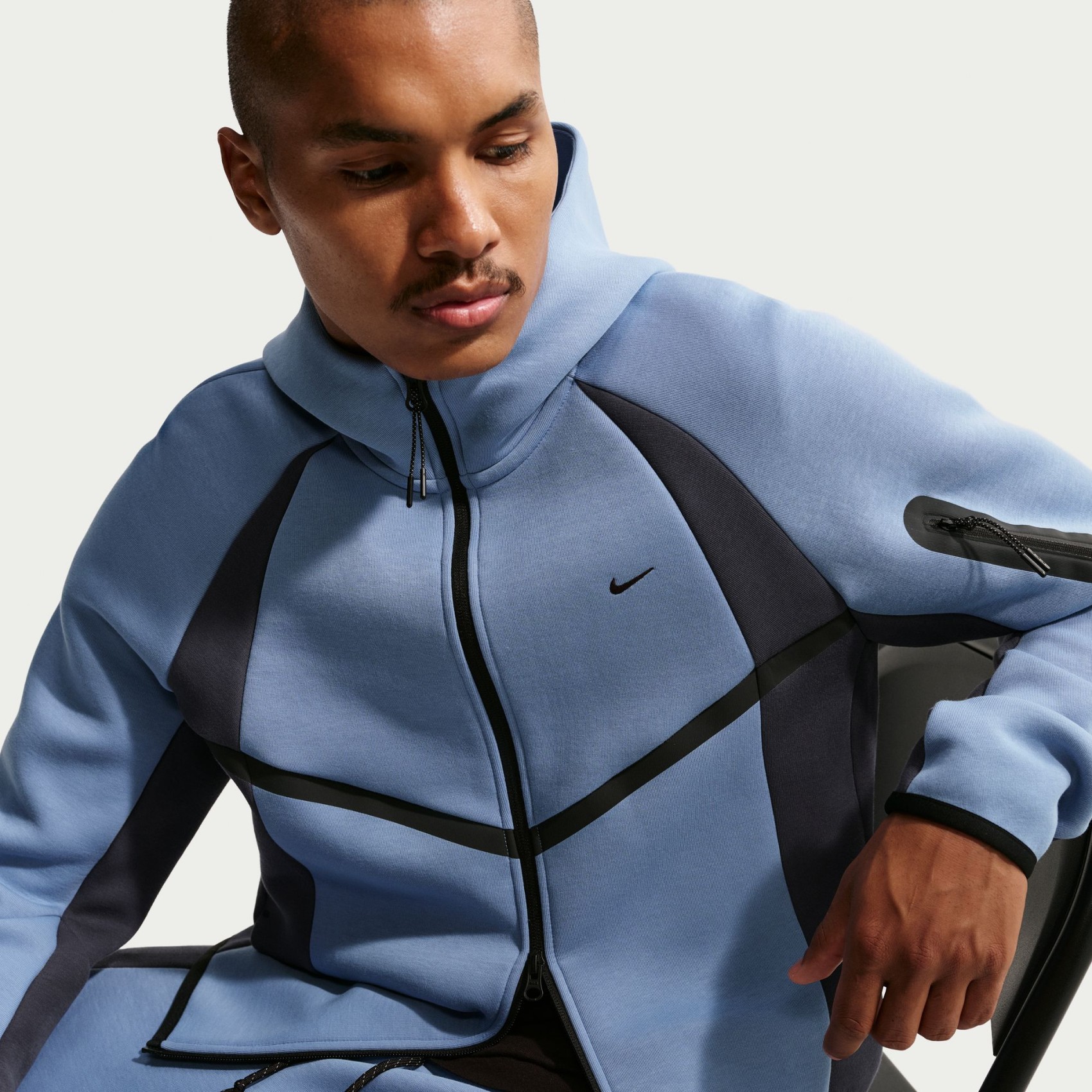 Tech Fleece Pro Wr Fz Jacket Erkek Mavi Sweatshirt