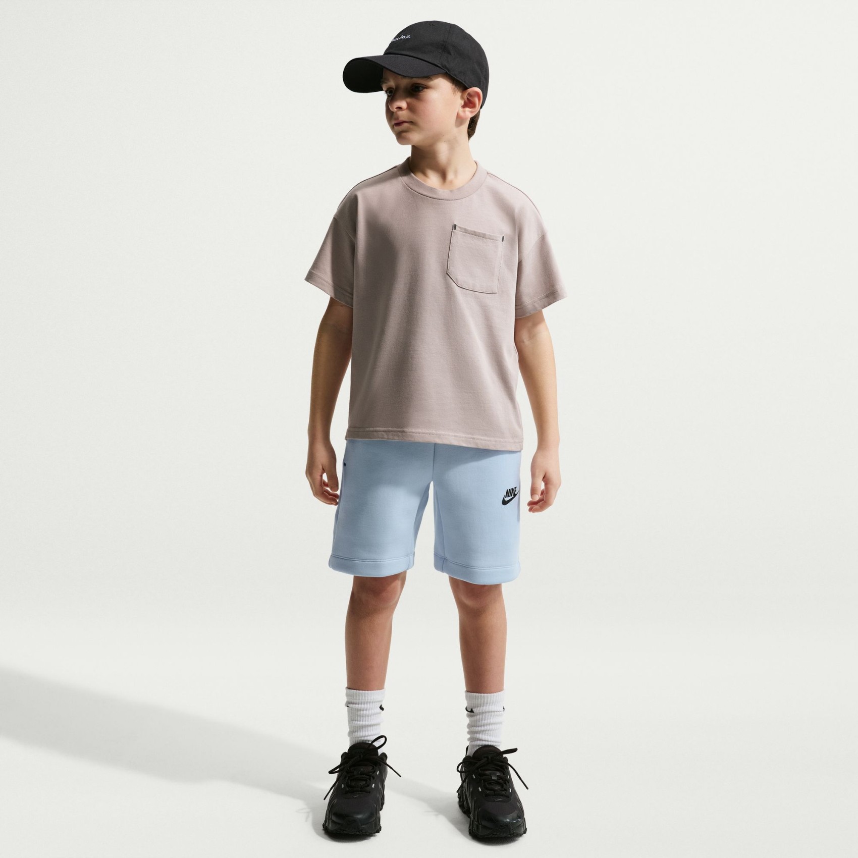 Tech Fleece Short Çocuk Mavi Şort