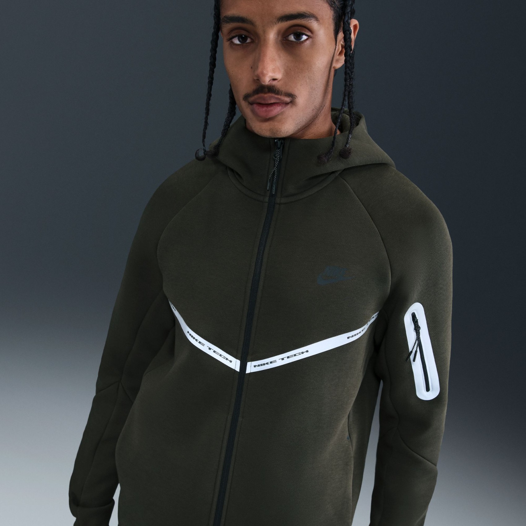 Tech Fleece Windrunner FZ Jacket Reflect Erkek Sweatshirt