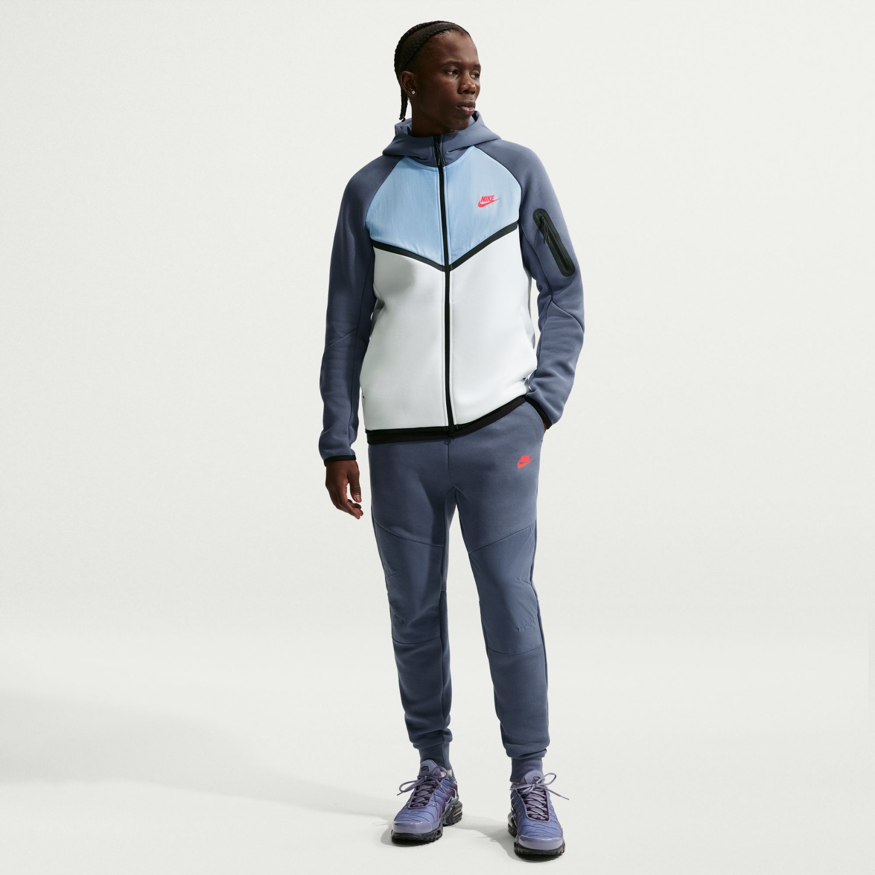 Tech Mix Jogger Erkek Mavi Eşofman Altı