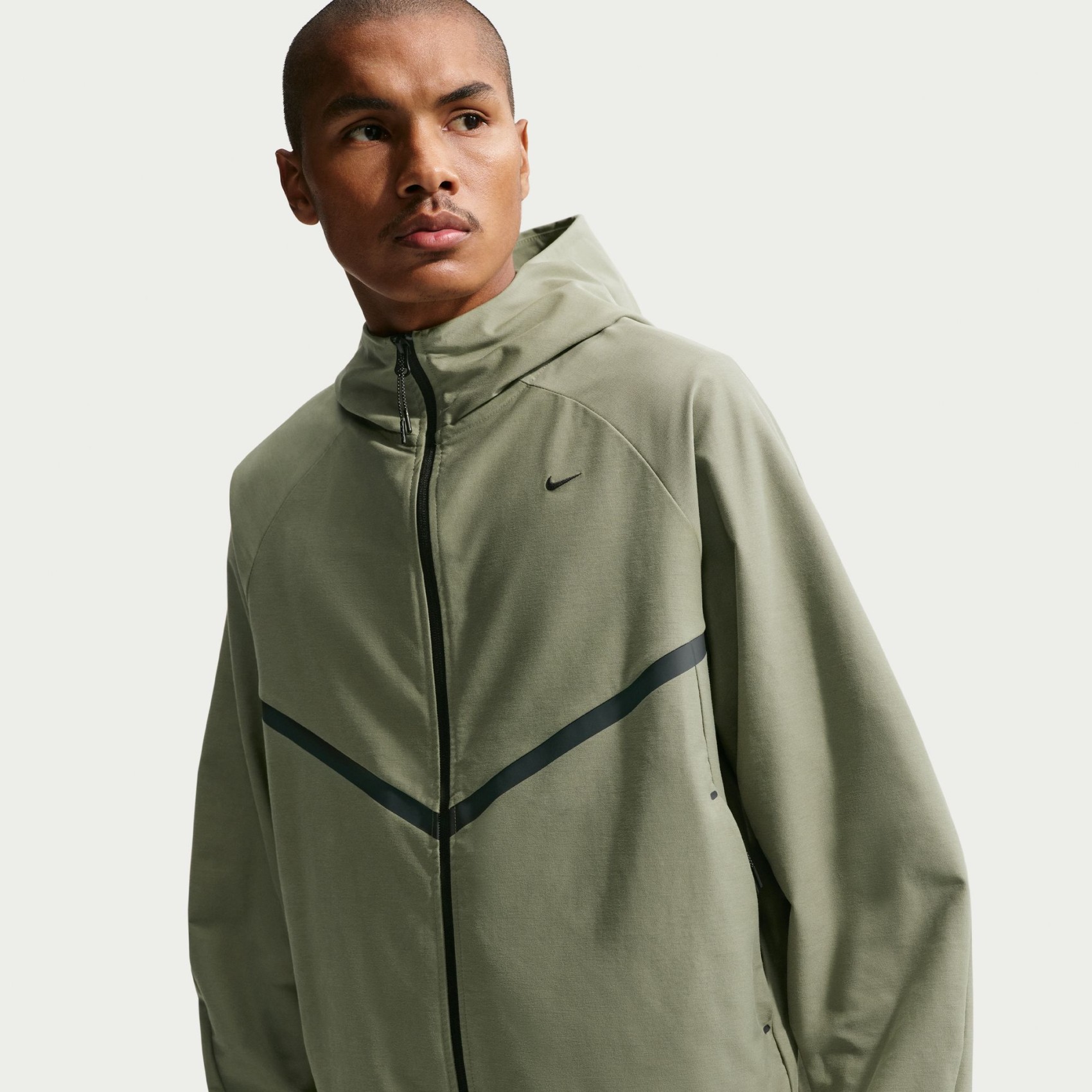 Tech Shori Knit Windrunner Fz Jacket Erkek Yeşil Ceket