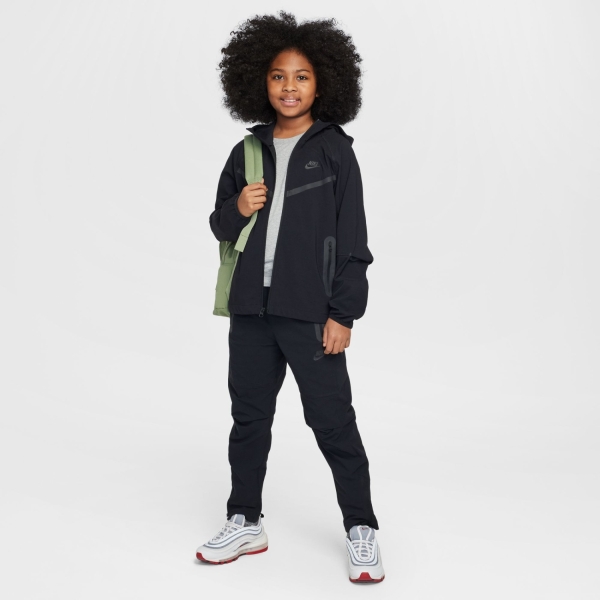 Nike Tech Woven Fz Jacket Çocuk Siyah Sweatshirt HQ8911-010