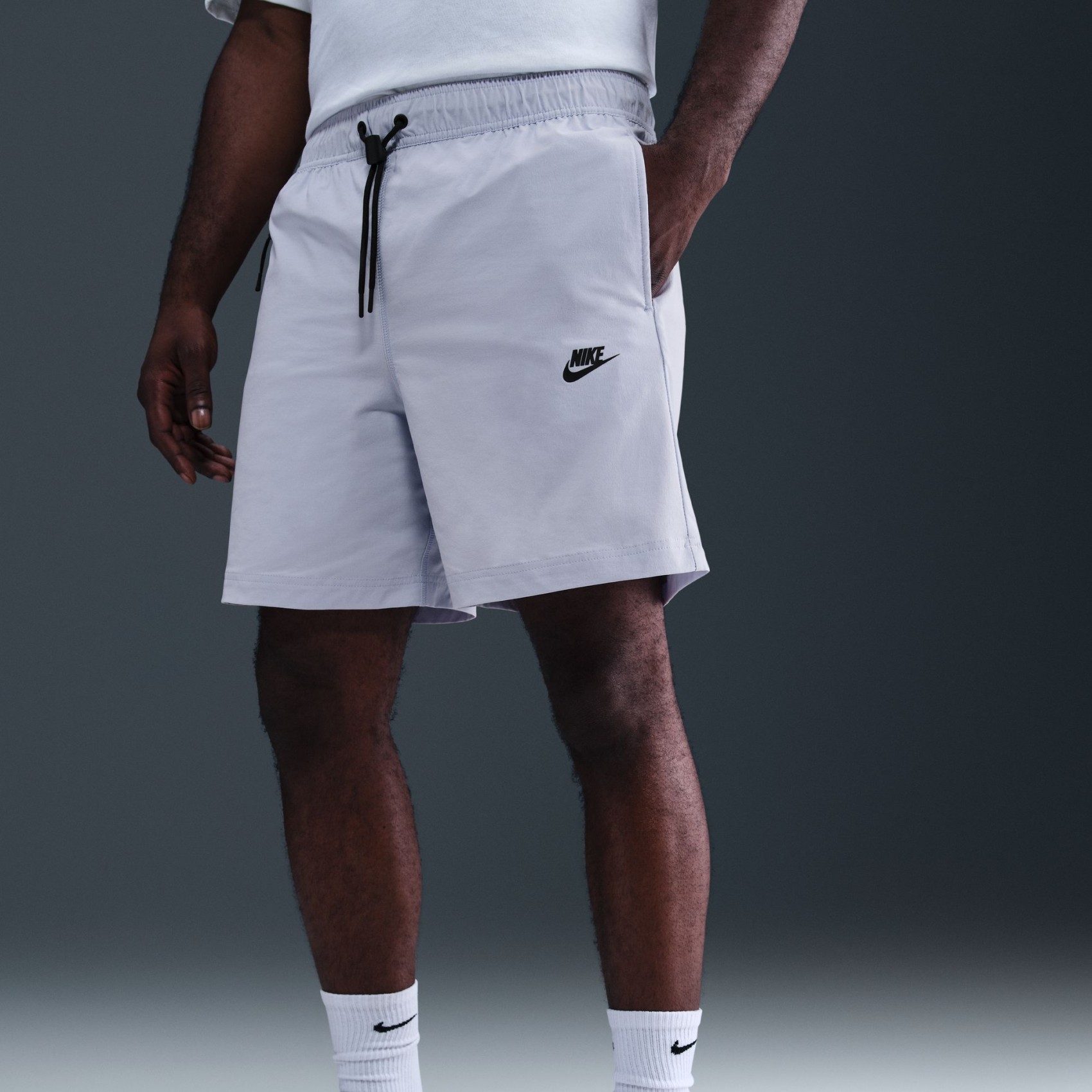 Tech Woven Short Erkek Gri Şort