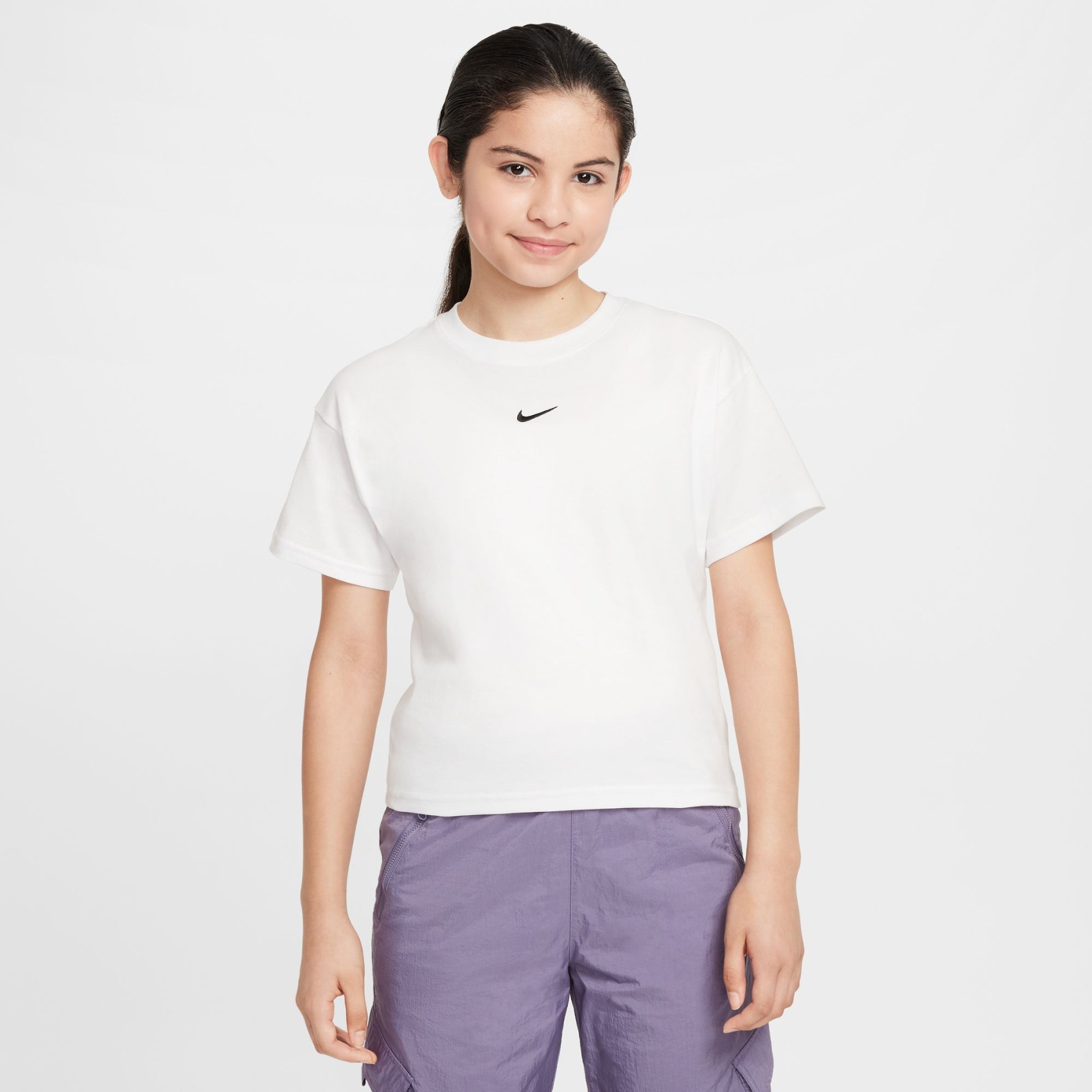 Tee Boxy Essential Çocuk Beyaz Tişört