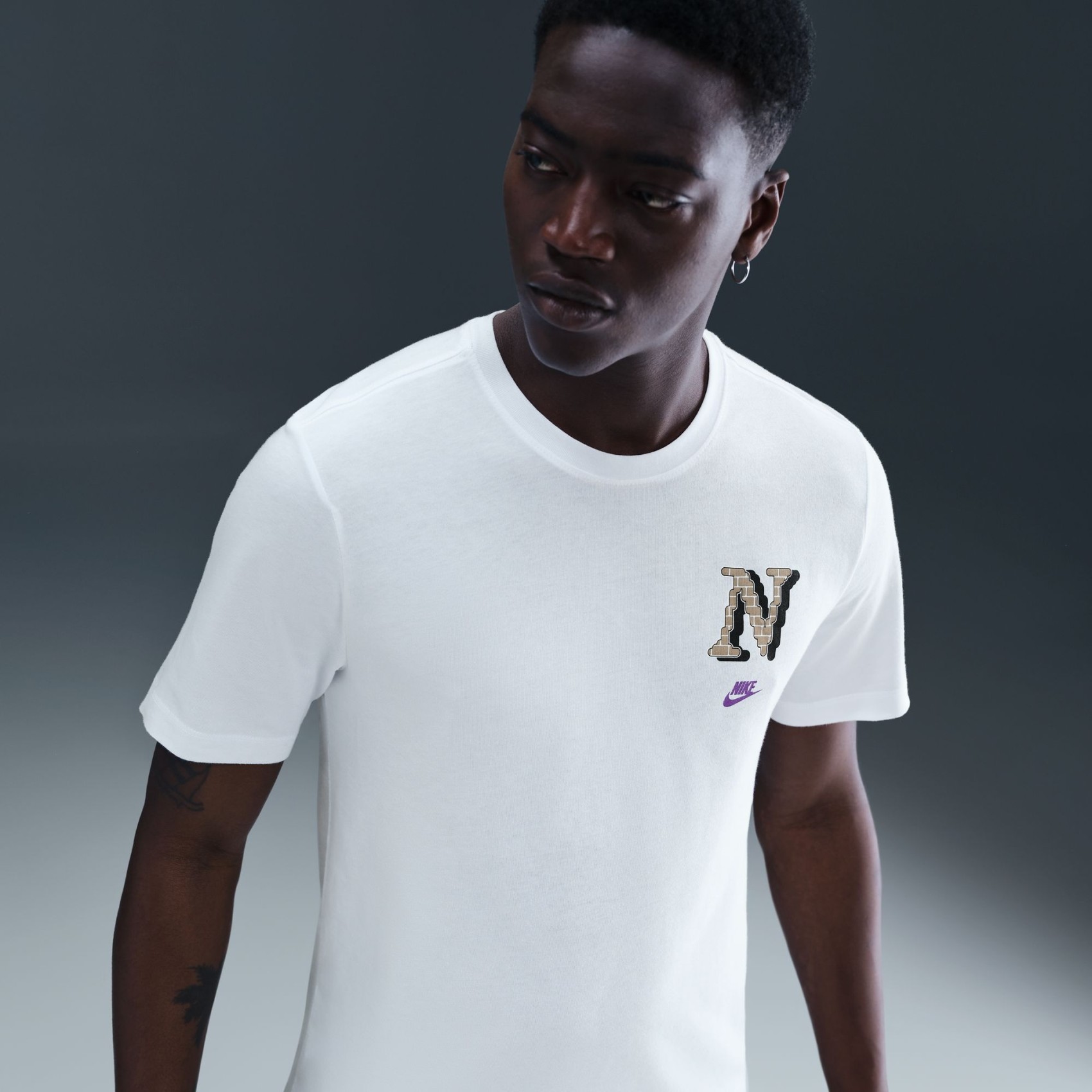Tee Club Neo Varsity Erkek Beyaz Tişört