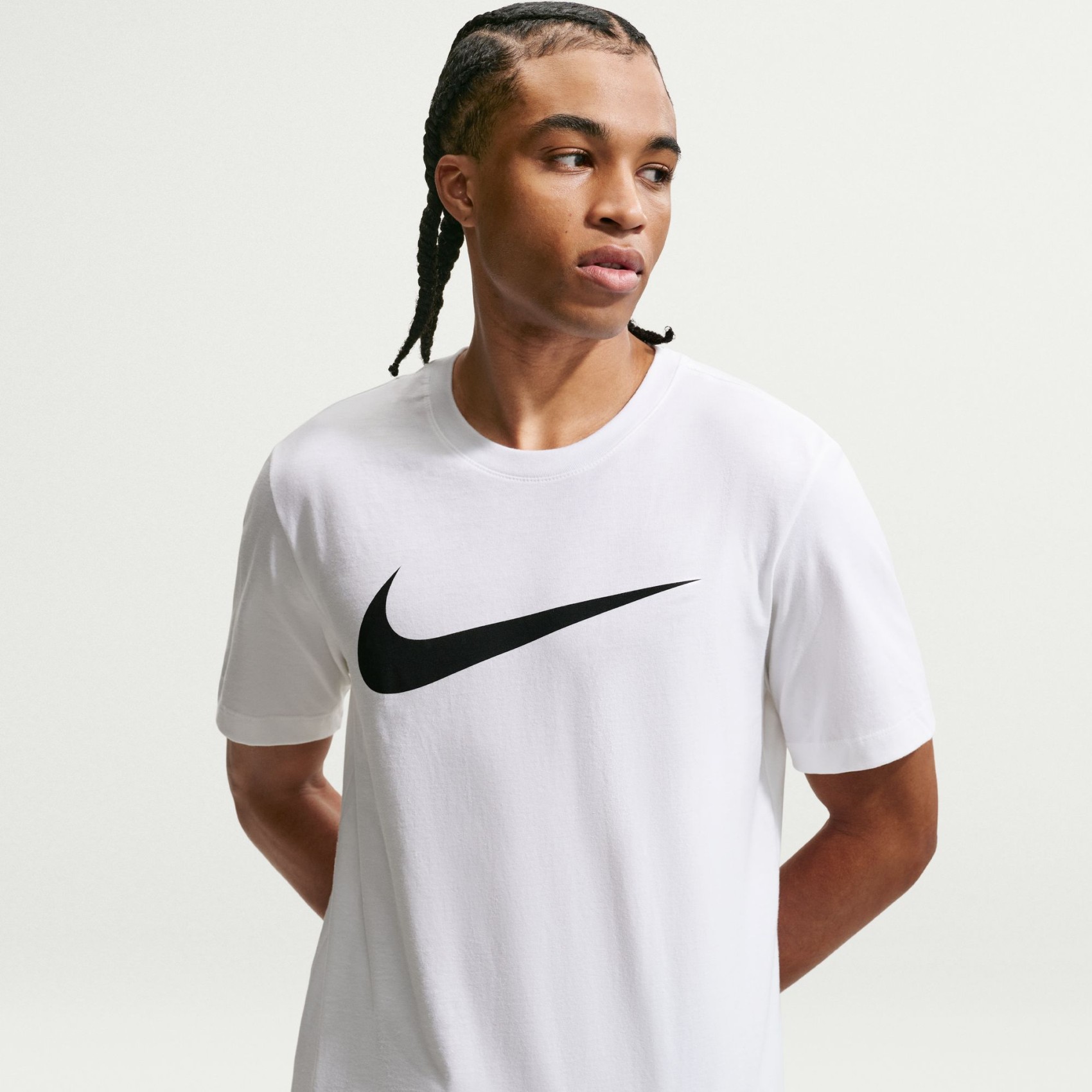 Tee Icon Swoosh Erkek Beyaz Tişört