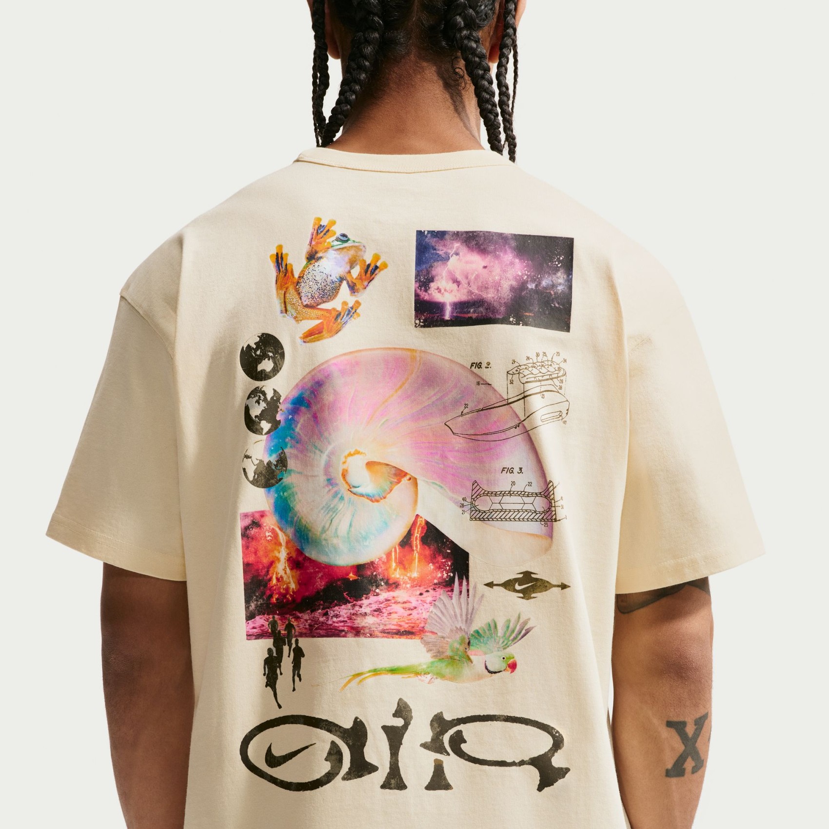 Tee Lse Premium Earth Day Erkek Bej Tişört