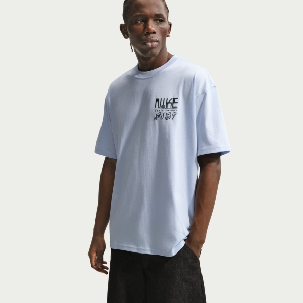 Nike Tee Lse Swoosh Sounds Erkek Mavi Tişört IH1369-407