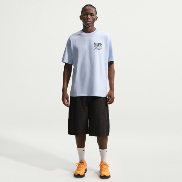 Nike Tee Lse Swoosh Sounds Erkek Mavi Tişört IH1369-407