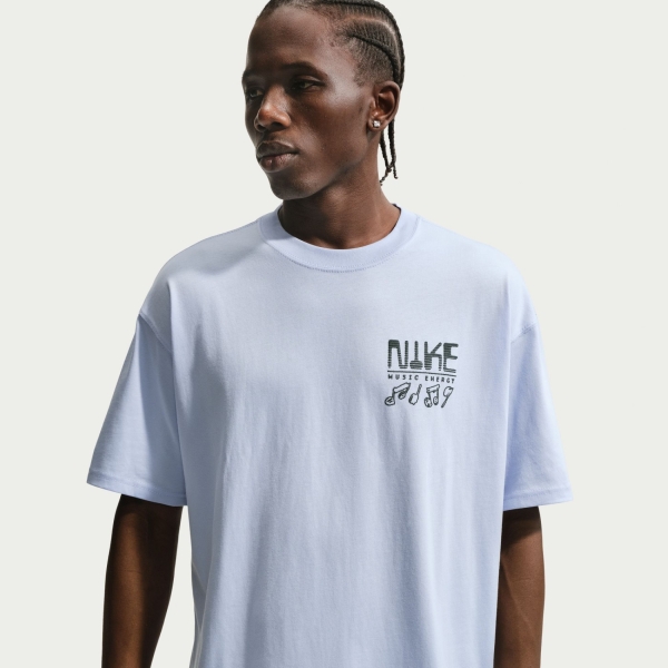 Nike Tee Lse Swoosh Sounds Erkek Mavi Tişört IH1369-407