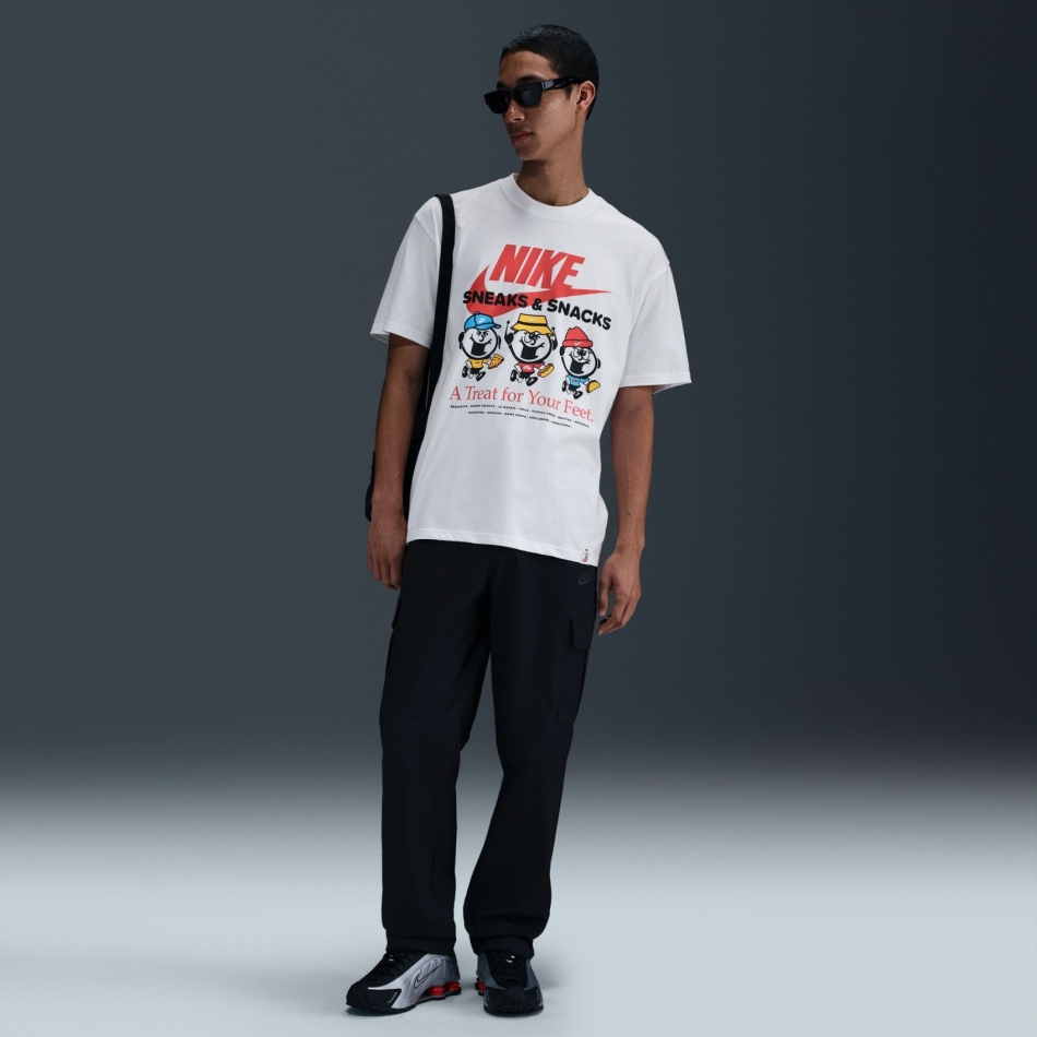 Nike Tee Max90 OC Sole Food Erkek Beyaz Tişört HJ0754-100