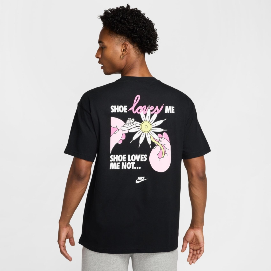 【希少】90's Vinny loves Newt Tシャツ X-LARGE Nike Tee Max90 OC Valentine's Day Erkek Siyah Tişört HJ0584-010