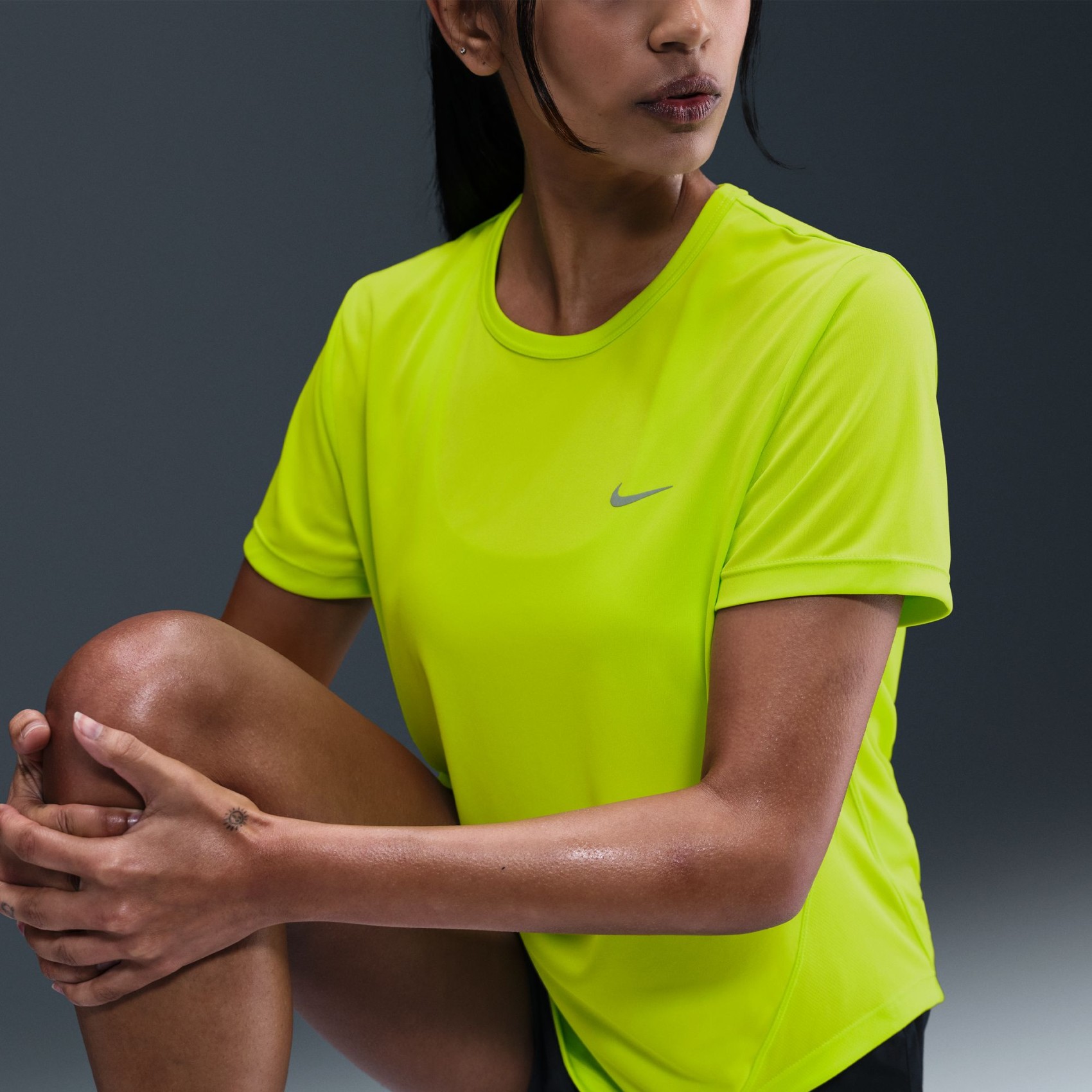 Tempo Dri-FIT SS Top Kadın Yeşil Tişört
