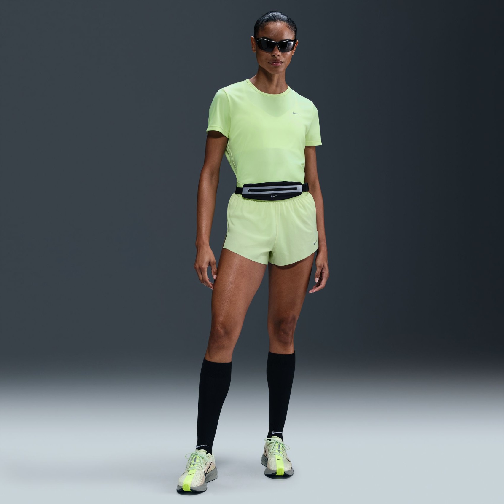 Tempo Dri-FIT SS Top Kadın Yeşil Tişört
