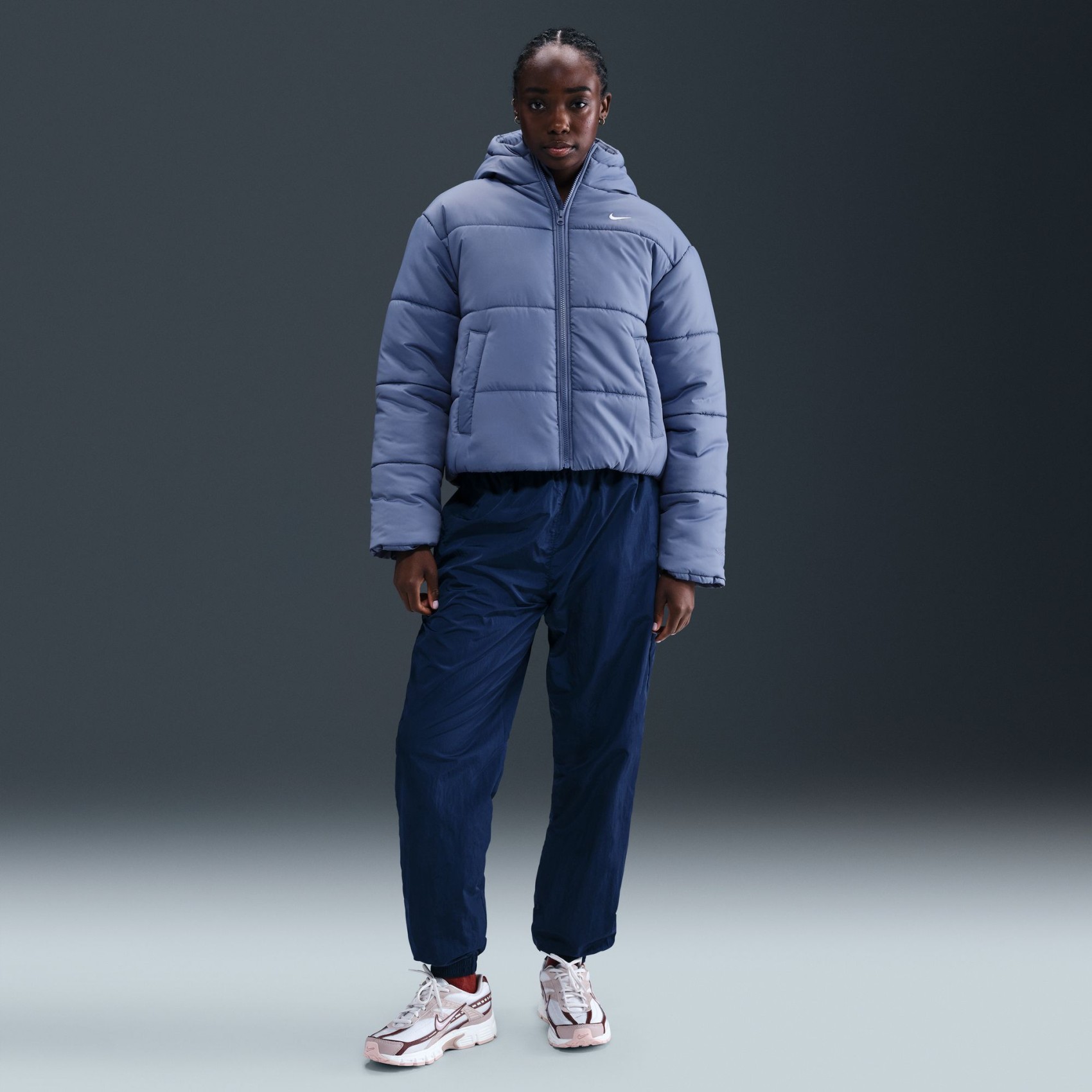 Therma-FIT Classic Puffer Mont Kadın Mavi Mont