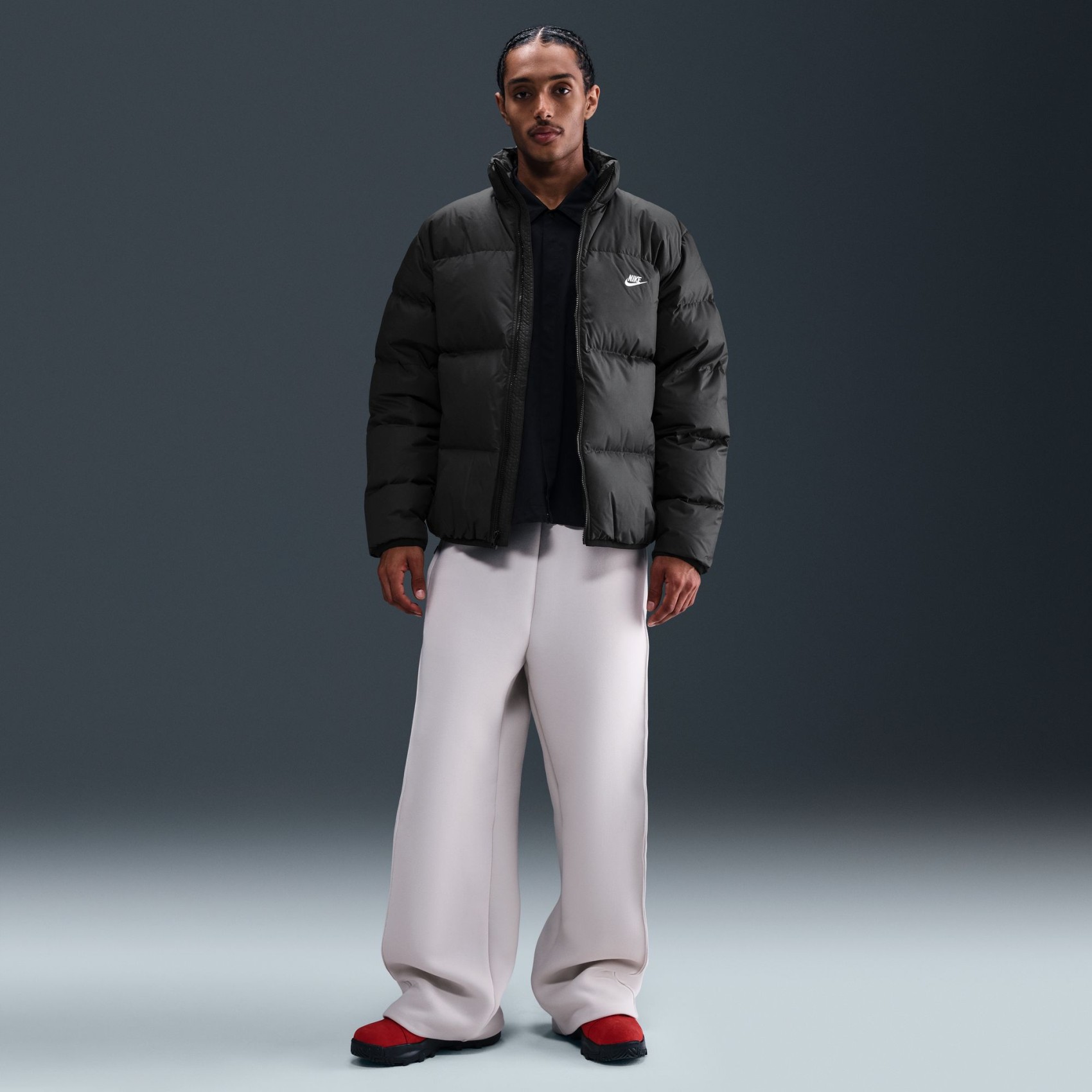 Therma-FIT Club Puffer Jacket Erkek Siyah Mont