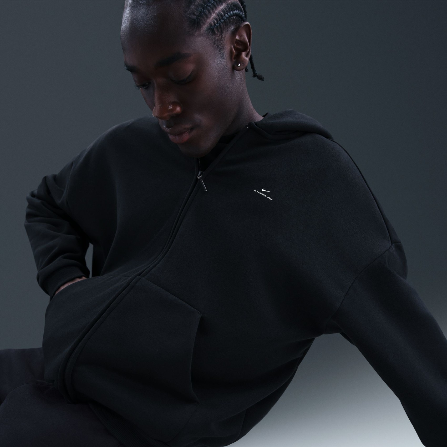 Therma-FIT SI FZ Hoodie Erkek Siyah Sweatshirt