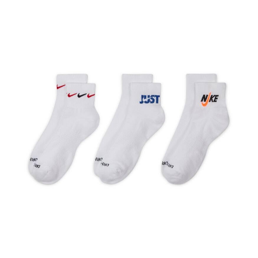 Nike Unisex Everyday Plus Cush Ankle Erkek Çorap
