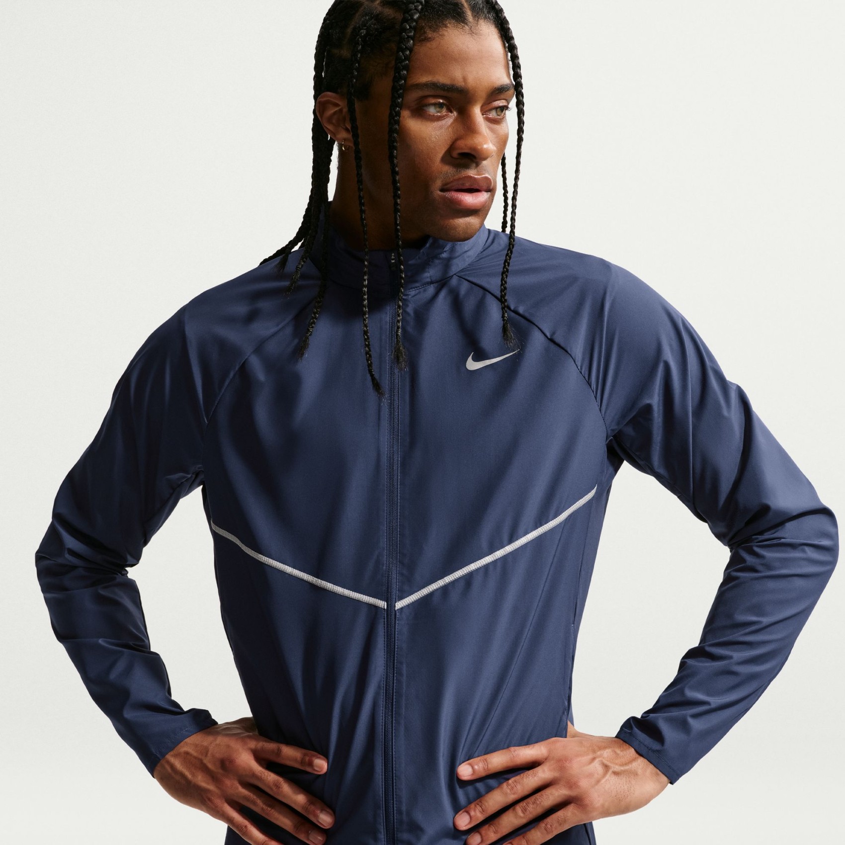 UV Repel Miler Jacket Erkek Mavi Ceket