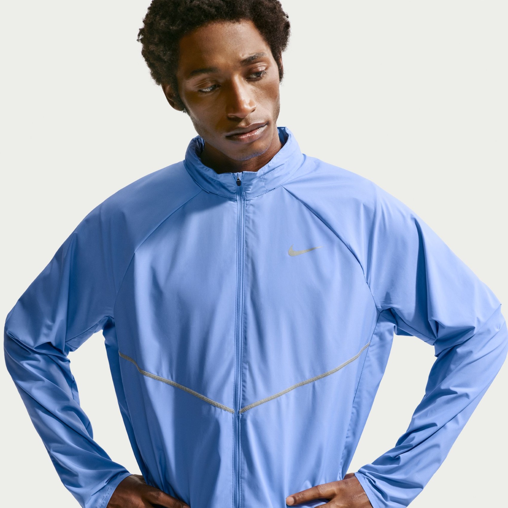 UV Repel Miler Jacket Erkek Mavi Ceket