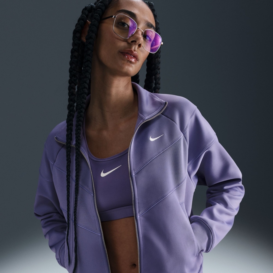 Nike Windrunner Poly Knit Jacket Kadın Mor Ceket HJ0975-527