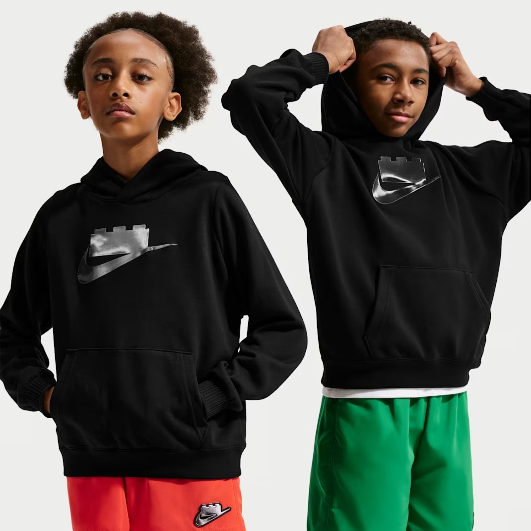 Nike x LEGO® Collection Hoodie Çocuk Siyah Sweatshirt