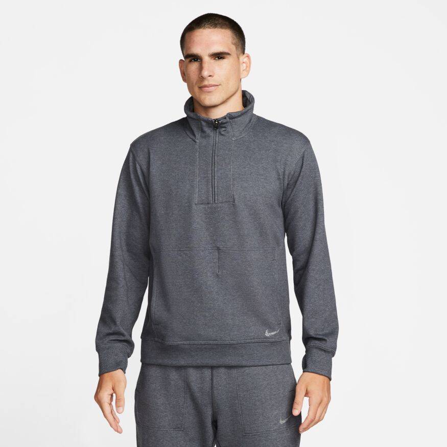 NIKE Nike Yoga Dri Fit Restore Quarter Zip Erkek Sweatshirt NIKE Nike Yoga Dri Fit Restore Quarter Zip Erkek Sweatshirt