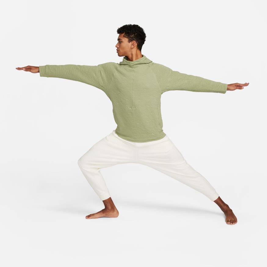 Nike Yoga Dri Fit Texture Pullover Erkek Sweatshirt