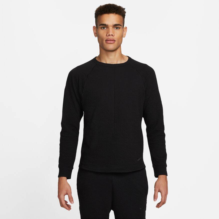 NIKE Nike Yoga Dri Fit Yoga Texture Knit Erkek Sweatshirt