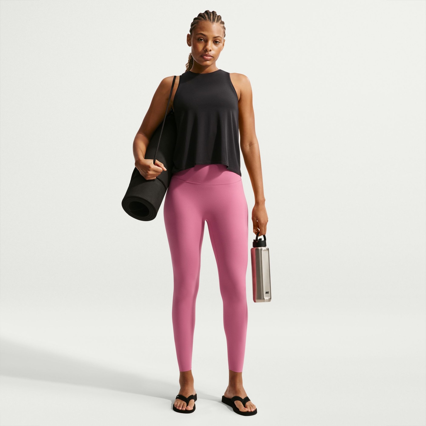Zenvy Dri-FIT Hr 7/8 Tight Kadın Pembe Tayt