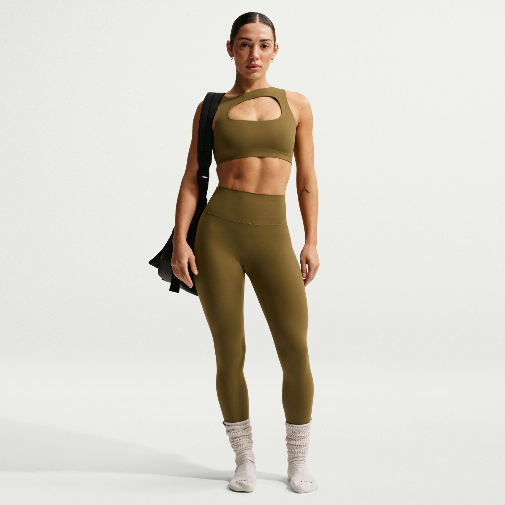 Zenvy Dri-FIT Hr 7/8 Tight Kadın Yeşil Tayt