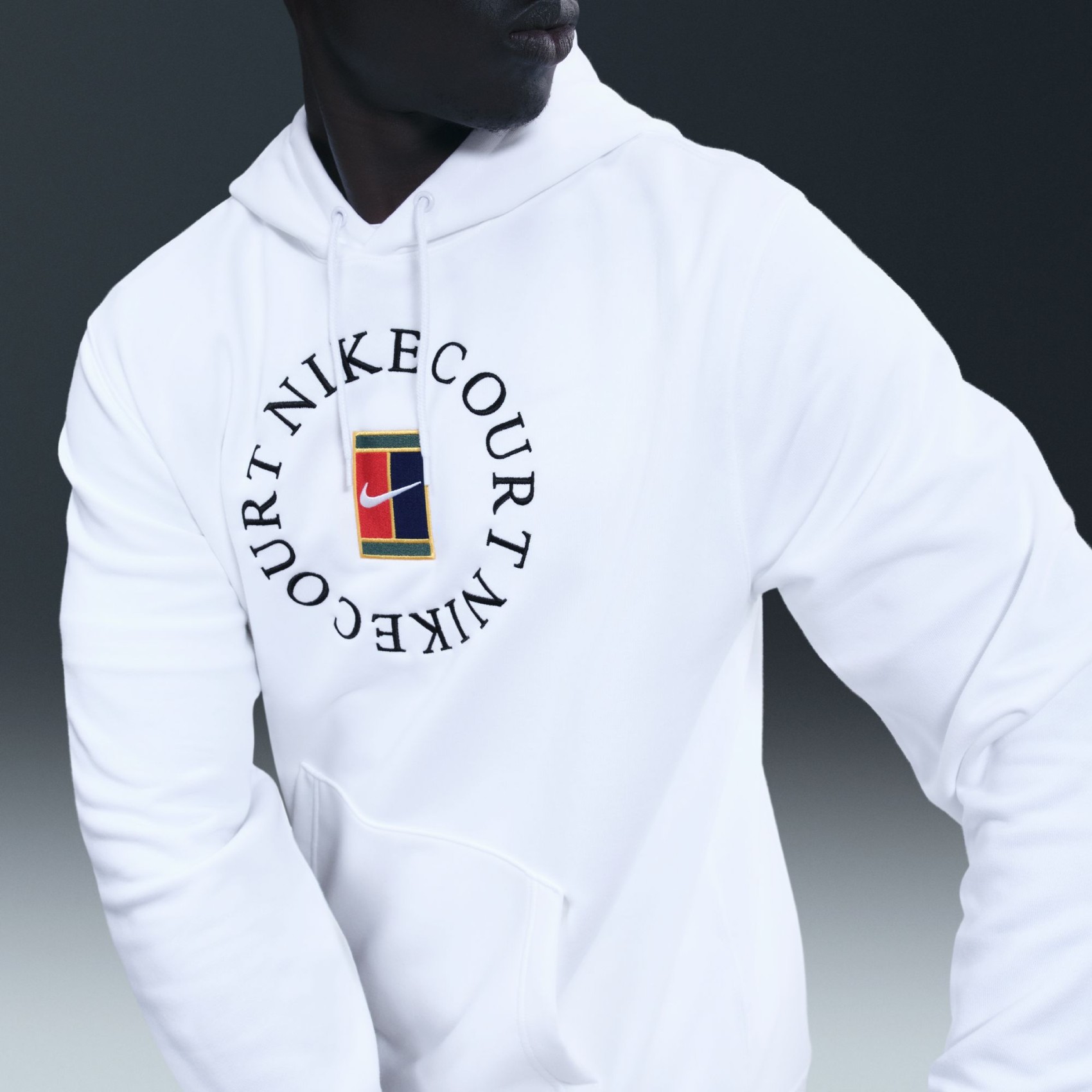 NikeCourt Dri-FIT Heritage Fleece Po Hoodie Erkek Sweatshirt