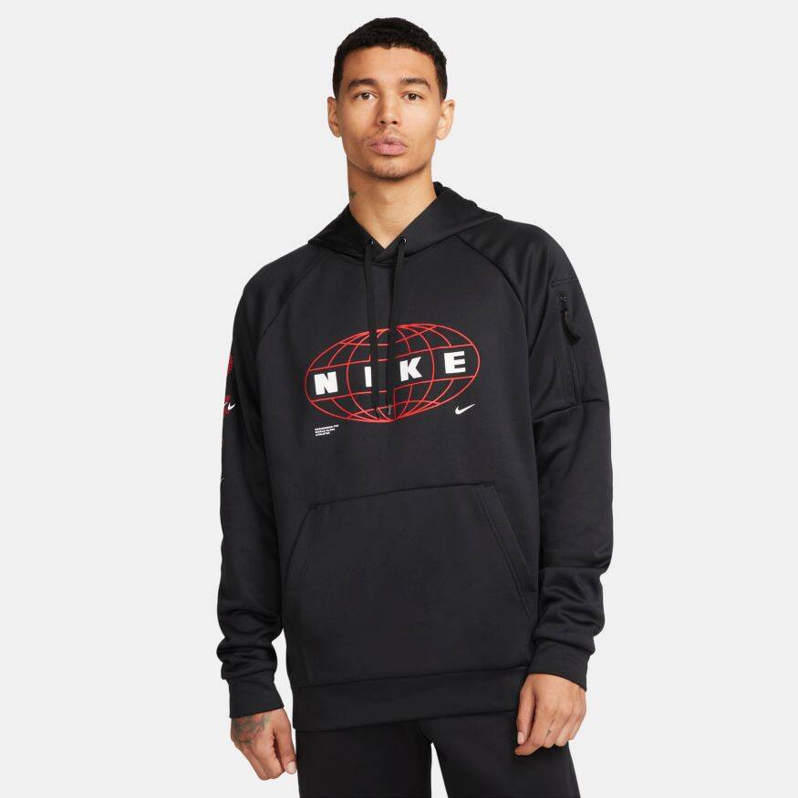 NIKE Therma Fit Hoodie Pullover Graphic 1 Erkek Sweatshirt